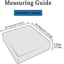 Copriseduta Divano Impermeabile, Copricuscini Seduta, Fodera Coprisedile, Protezione del Cuscino Sedile del Divano Lavabile, Copriseduta Indipendente (Generale 1-posti,Giallo)