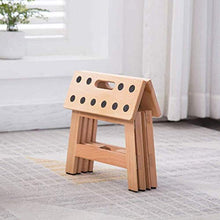 FACAZ Sedie da Giardino reclinabili Sgabello Pieghevole, Sedile Pieghevole Multifunzione per mobili da Giardino da Giardino Sgabello Portatile in Legno massello per Soggiorno o Campeggio