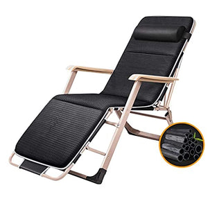 PAKUES-QO Lettini Pieghevoli Lettini Prendisole Sedia reclinabile Zero Gravity Soggiorno Balcone | Sedie a Sdraio reclinabili da Giardino per Adulti |