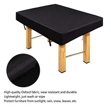 Mumusuki Tovaglia Accessori per mobili Cover Protettiva Antipolvere per Biliardo Copertura Tavolo Impermeabile (142x132x38cm)(Nero)