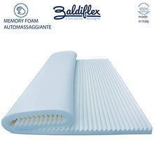 Baldiflex Emporio Correttore Materasso Matrimoniale Topper Memory Fresh Wave H6 con Fodera Maxicool 180x190 cm