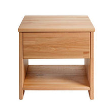 Krok Wood Comodino in Legno Julia Massiccio di faggio 40x40x40 cm