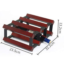 Portabicchiere per vino, Struttura in legno massello Portabicchieri, Decorazione creativa Armadio per vino Ristorante Portabampa per vino Bottiglia per vino, materiale in legno massello con,B