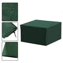 LIMENG - Copertura protettiva rettangolare impermeabile per mobili da giardino, protezione UV, 6 misure (verde) 123 x 61 x 72 cm