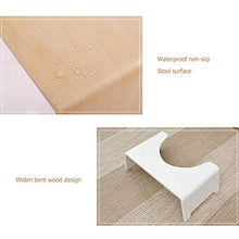 Sgabello da toilette accovacciato, sgabello da bagno antiscivolo resistente all'usura, alleviare la stitichezza, bambini, donne incinte, forniture ausiliarie per sgabello da toilette per anziani