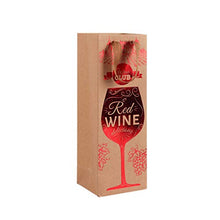 CLISPEED 12 Pz Sacchetti Regalo Vino Addensato Carta Kraft Creativo Copertura del Vino per La Festa di Compleanno Compleanno Festival (Modello Misto)