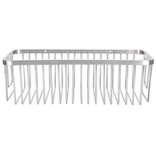 Mensola da bagno in acciaio inox doccia cestello da parete doccia rack shampoo rack di stoccaggio bagno vuoto rettangolare Rack di stoccaggio Bagno