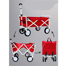 Carrello Carrello Pieghevole Carrello Portatile Pieghevole Carrello Carrello (Colore : C)
