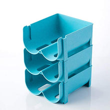 TOPCL Portabottiglie in plastica autoportante per bottiglie di vino, per piani di lavoro, collant, frigoriferi