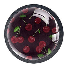 Ciliegia 4 PCS Pomelli per Porta, Pomolo per Mobile, Pomelli per Mobili con Viti, Maniglia per Armadietto, Pomelli per Porta, Pomelli per Cassetti per Porta, Armadio, Cassetto e Credenza