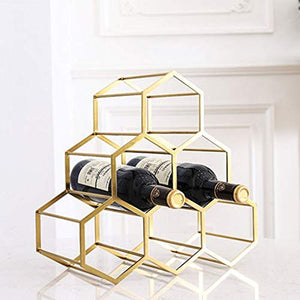 47-B Cremagliera del Vino del Metallo Americano Doni Creativi Ornamenti Decorazioni Soggiorno Armadietto del Vino Mobile TV Ornamenti Artigianali (Color : B)
