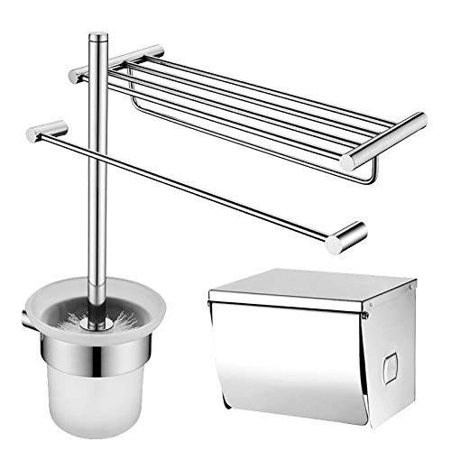MBYW Portasciugamani Moderno Minimalista Portasciugamani Elegante per Il Bagno di Moda Bagno Asciugamano Bar/Portarotolo WC Portasciugamani/Portasciugamani Set Ciondolo per Bagno