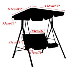 ZXD Dondolo Coperti da Giardino Impermeabile Anti-UV Blocking Parasole, for Portico Esterno Patio Canopy, Altalena sopra Copertura & Swing Seat Cover