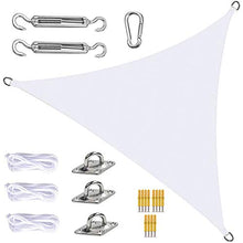 ASDF Tenda a Vela Parasole, Vela Ombreggiante Triangolare, Impermeabile Protezione Raggi 90% UV Tenda da Sole per Esterno, per Terrazza Campeggio Giardino Esterno
