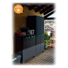Keter Armadio Basso Moby Formato Xl, Armadio Impermeabile, Antracite