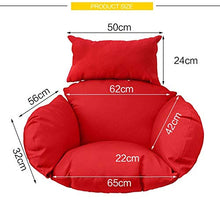 YAYONG Cuscini Altalena Senza staffe Stampa Cotone e Lino Ispessibili e Lavabili Ispessimento Cuscini Singoli Tappetini per la casa