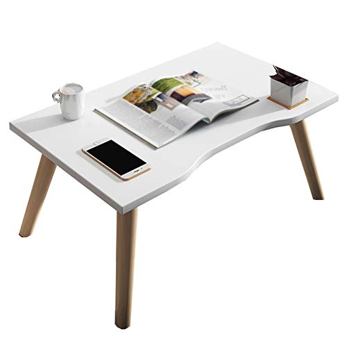 Tavolino Da Tavola Alta capacità retrò Basso Tavolo Soggiorno Balcone Piccolo Appartamento Letto Baia Finestra Bianco MUMUJIN (Size : 60X30X32CM)