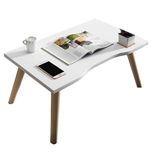 Tavolino Da Tavola Alta capacità retrò Basso Tavolo Soggiorno Balcone Piccolo Appartamento Letto Baia Finestra Bianco MUMUJIN (Size : 60X30X32CM)