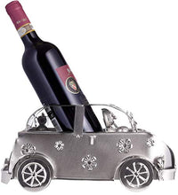 BRUBAKER Portabottiglie Vino Vintage Auto Flower-Power - Cult Oldtimer - Supporto per Bottiglie di Metallo - con Biglietto d'Auguri per il Regalo Del Vino