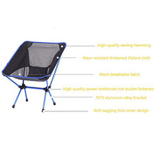 Oeternity Sedia Pieghevole Portatile da Esterno Ultra-Leggero, Portatile, Traspirante E Confortevole, Molto Adatto per attività All'aperto, Campeggio, Escursionismo, Picnic, Pesca,Arancia