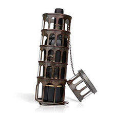 LHQ-HQ Decorazioni Arte Artigianato Decorazioni in Metallo Torre Pendente Regalo Vino Rack