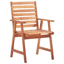 vidaXL Sedie da Pranzo da Esterni 6 pz in Legno Massello di Acacia