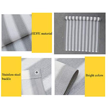 Summer supplies Recinzione Copertura per Balcone Protezione della Privacy Schermo in HDPE Senza Viti Permeabile per Estate ed Inverno,con 4 * 1,5m di Corda,Grigio Chiaro