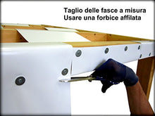 TUTTOPERGOLE Fascia in PVC Colore Avorio Misura 700 cm x 60 cm