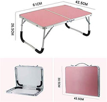 Tavolo da picnic all'aperto Laptop Vassoio portatile Tavolo portatile Stand Pieghevole Computer Pieghevole Desk Scrivania Bed Vassoio Picnic Outdoor Scrivania da tavolo Home Office Mobili da ufficio V
