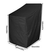 Centitenk Coperchio di Protezione Lounge Impermeabile Patio Copertura della Sedia da Giardino Mobili da Giardino impilabile