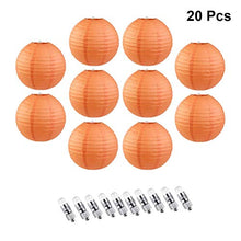 ARTFFEL Vola Carta LED Lanterna Rotonda Pieghevole Lanterna appesa Wedding Scene Decoration Lampada a Sospensione a LED 20PCS .Compleanno
