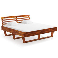 SKM Giroletto in Legno Massello di Acacia 160x200 cm (36.5kg)