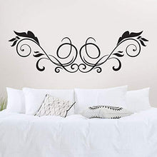T-MK343 - Adesivi per testiera del letto, 42 x 140 cm, colore: Nero