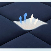 TOPYL Giapponese Futon Mate Microfibra Morbido Regina Dormire Pad,Pieghevole Tappeto da Pavimento Tatami,Soffici Traspirante Materasso Il Riso Bianco King:180x200cm