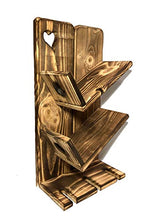 Portabottiglie in legno per vino, rustico, fatto a mano, da parete, decorazione per la collezione di vini, Vinoteca, Cava