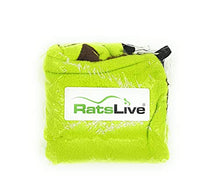 RatsLive® Nagetier - Amaca da appendere a 3 posti, per ratti, criceti, cincillà e scoiattolo, 35 x 35 cm (verde)