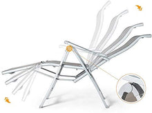 FACAZ Sedia Pieghevole da Ufficio Sedia da Salotto Siesta Sedia da Pranzo Portatile a gravit脿 Zero Sedia da Giardino per Esterni
