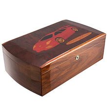 WangQ Scatola di sigari, humidor in Legno di Cedro con Stampa a Doppia Superficie e Grande capacità humidor (Color : A)
