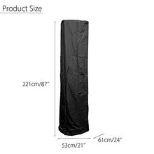 XIUYU Patio Air Heater Cover Heavy Duty Duty Waterproof 210D Oxford Tessuto Mobili Cover, Resistente ai Raggi UV, for Giardino all'aperto
