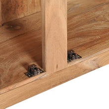 vidaXL Credenza 80x30x60 cm in Legno Massello di Teak Madia Comoda Funzionale Durevole Robusta Resistente Ampia Solida Pratica Mobile Armadio