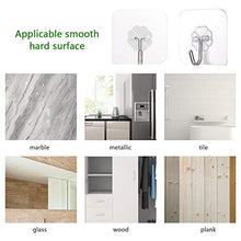 30Pezzi Ganci Adesivi,Trasparenti Gancio Autoadesivo Gancio Adesivo Bagno Ganci Portasciugamani Ganci da Parete per Bagno Cucina per Appendere Asciugamani,Vestiti,Chiavi,Cappelli etc(10kg Max)