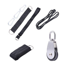 CLISPEED 1 Set Fitness LAT E Lift Pulley System Cavo Macchina Braccio Forza Allenamento Corda Home Attrezzi da Palestra per Tricipiti Pull Down Bicipiti Curl Indietro