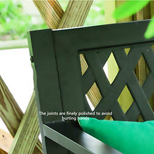 outdoor product Panchina da terrazza panchina da Esterno, Sgabello per Il Tempo Libero con braccioli e Schienale, Panca Decorativa retrò Impermeabile e antiruggine per Cortile, Facile da Montare