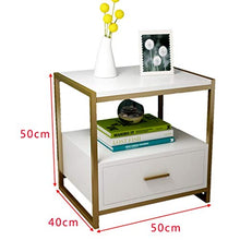 LICHUAN Tavolino Comodino Camera Da Letto Lusso Ferro Hotel Comodino Storage Storage Piccolo Cabinet Fine Tavolo Facile Montaggio