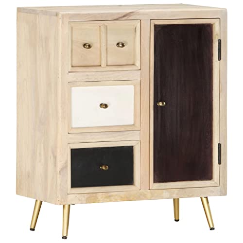 vidaXL Credenza 60x30x75 cm in Legno Massello di Mango