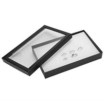 Roberee Scatola portaoggetti - Scatola portaoggetti Porta Gioielli Floccato a 36 Scomparti Scatola portaoggetti per Orecchini Pendenti Organizer(Bianca)