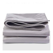 XWZH Telone Impermeabile Ispessita Telo Impermeabile Protezione Solare Usato for Courtyard Lawn Balcone Truck Picnic (Color : Gray, Size : 3x3m)
