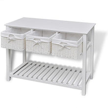 Tidyard Credenza di Stoccaggio Bianca,Credenza Stoccaggio Moderna con Cestino Bianca d'Ingresso/Salotto/Soggiorno