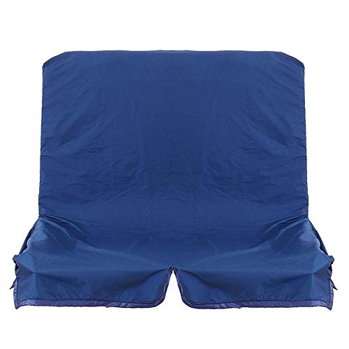 LULUVicky Amaca Girevole da Tetto di Ricambio 2/3 posti di Ricambio baldacchino Dondolo Posto Libero Divano coprisedie Garden Sedia Panca Blu Nero Copertura per Amaca Top Garden