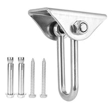 Nichhany Accessorio per Sedia sospesa per Amaca con Piastra Fissa a Sospensione in Acciaio Inossidabile Tipo a U con Piastra Fissa oscillante